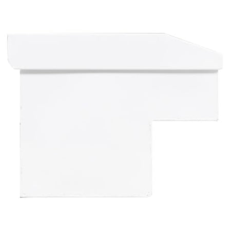 Weather Guard Weather Guard Model 185-3-04 41in Lo-Side Truck Box, Steel, White, 3.0 cu ft capacity - Outdoor Depot