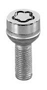 MCGARD 28018 Chrome Bolt Style Radius Seat Locks (M14 x 1.5 Thread Size) - Set of 4 product image