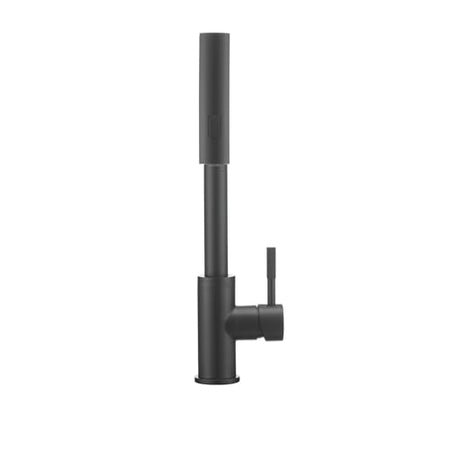 Dura Faucet Dura Faucet (DF-MK511X-MB) Rainfall RV Kitchen Faucet – Matte Black, Dual-Mode Rotating Spray - Outdoor Depot
