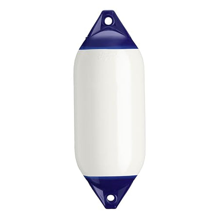 POLYFORM 51654951 F-Series Boat Fender F-5 Standard Blue Ropehold - White product image