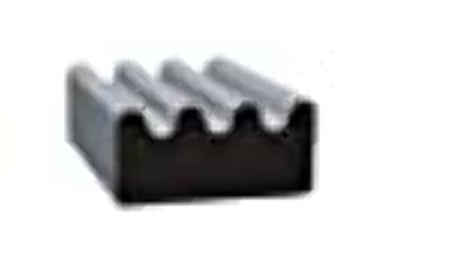 CLEAN SEAL 113H250 .375 X .188 'RIBBED' EPDM W/H2  BLK product image