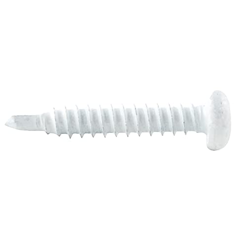 AP PRODUCTS 012-PTK500W 8X1 White #8 Self-Tapping Pan Head Tri-Screws - 1, 500 Pack product image
