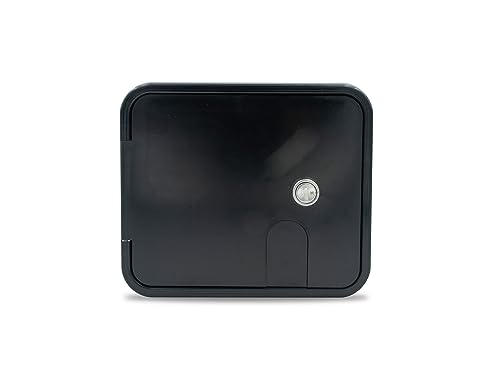 B&B MOLDERS 94255 Water Fill Center, Brass Valve, Key Lock – Black product image