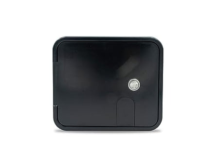 B&B MOLDERS 94255 Water Fill Center, Brass Valve, Key Lock – Black product image