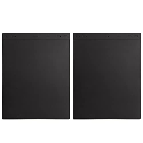 PLASTICOLOR 001860R01 18 by 24 inch Plain Black Mud Guard Set of 2 product image