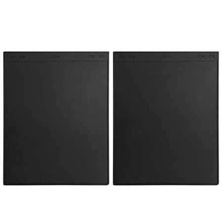 PLASTICOLOR 001860R01 18 by 24 inch Plain Black Mud Guard Set of 2 product image