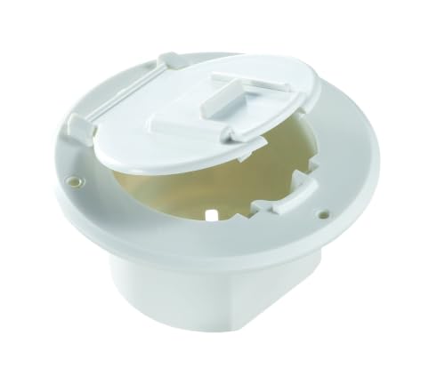 RV DESIGNER B120 Round Electrical Cable Hatch, Basic, Replaceable Lid, 4.3 inch Diam... product image