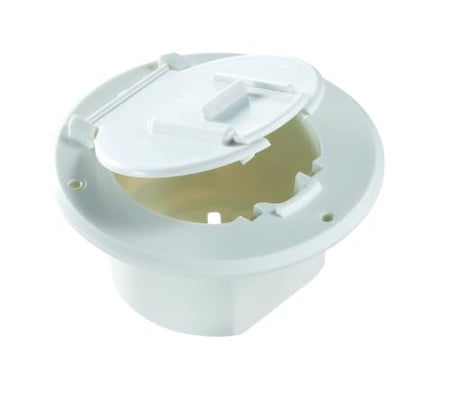 RV DESIGNER B120 Round Electrical Cable Hatch, Basic, Replaceable Lid, 4.3 inch Diam... product image