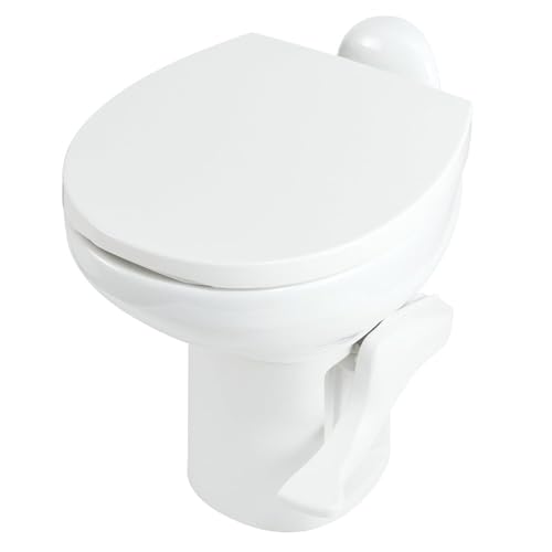DAVE CARTER 42059 Aqua Magic Style II RV Toilet / Low Profile / White - Thetford product image