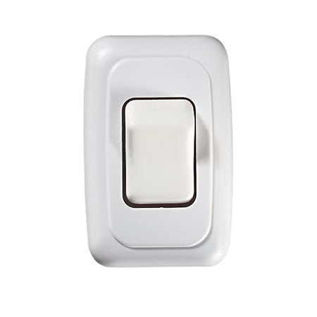 RV DESIGNER S531 Contoured Wall Switch, Includes Base and Bezel, On / Off, Single, W... product image