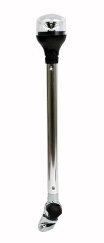 ATTWOOD MARI 5550-12Z1 ATTWOOD Fold Down LED Light, 12 Aluminium Pole, ZAMAK Base product image