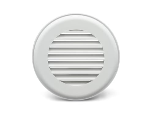 B&B MOLDERS 94272 CoolVent Snap-On Ceiling Vent, .25 Flange – White product image