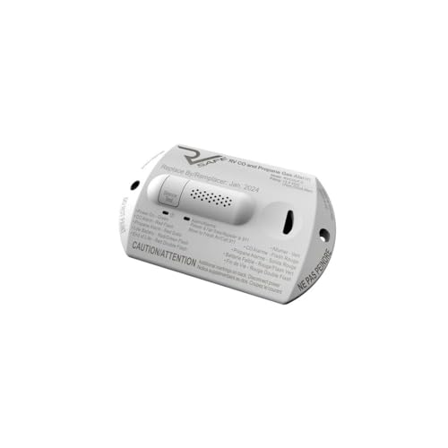 RV SAFE RV Safe RVLP-2W Propane Gas Alarm - 2-Wire, White - Outdoor Depot