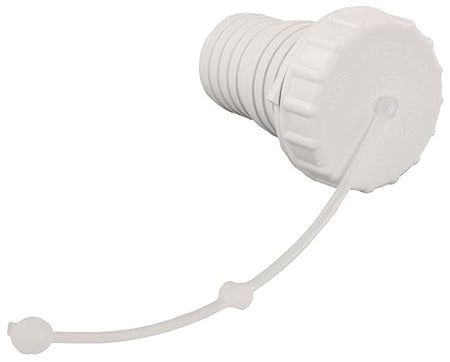 B&B MOLDERS 94245 Grav Fill Cap/Strap/Spout, Polar White product image