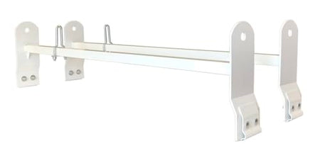 TRAILFX FCLR004W Universal 2-Bar Van Ladder Rack White Powder Coated Steel Adjustabl... product image
