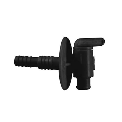 JR PRODUCTS 04-62415 Black Drain Cock (Dual Barbed) product image