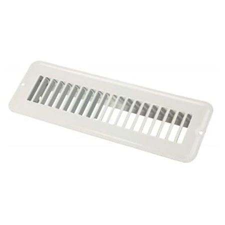 JR PRODUCTS 02-28925 0228925 2 X 10 FLOOR REG.UNDMPR  MET WHT product image
