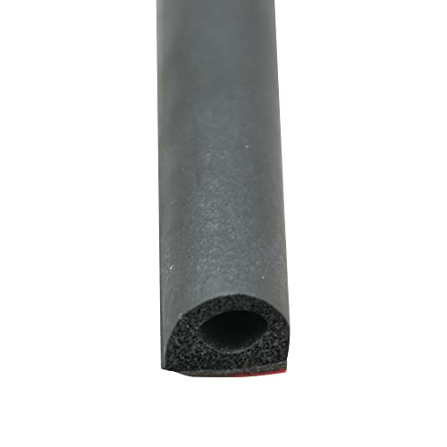 AP PRODUCTS 018-224 Black 1/2 x 3/8 Rubber D-Seal with Tape product image