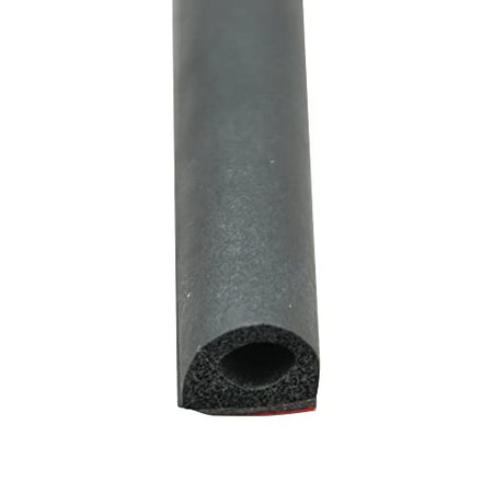 AP PRODUCTS 018-224 Black 1/2 x 3/8 Rubber D-Seal with Tape product image