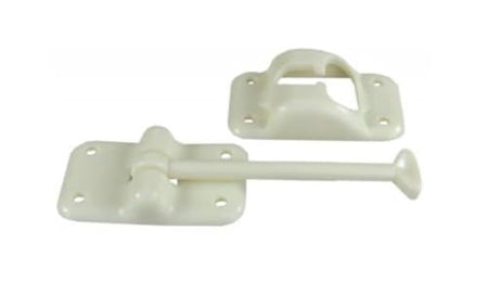 JR PRODUCTS 10424 Plastic T-Style Door Holder - Colonial White, 3-1/2 product image