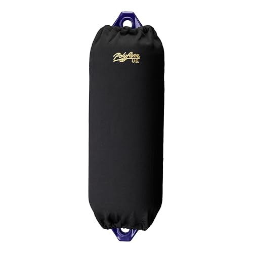 POLYFORM EFC-2 Black Boat Fender Cover, Fits F-2, HTM-2, G-5 Boat Fenders product image
