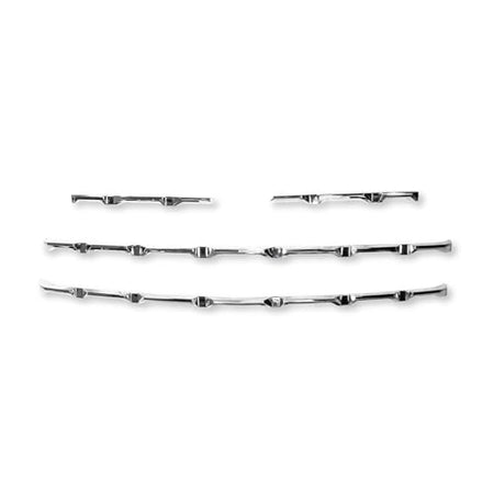 COAST2COAST GI188 CCI Grille Overlays , Bar Style, ABS Plastic, Chrome Plated/Silver,... product image