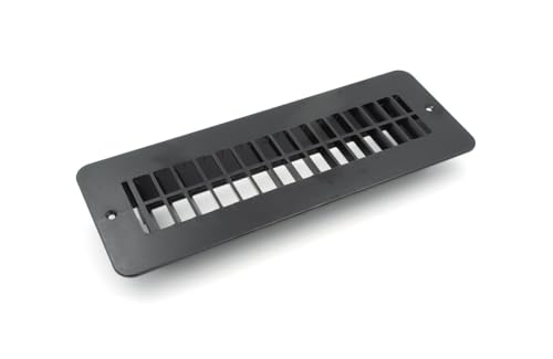 B&B MOLDERS 94257 Floor Register 2x10, No Damper, Impact-Resistant – Black product image