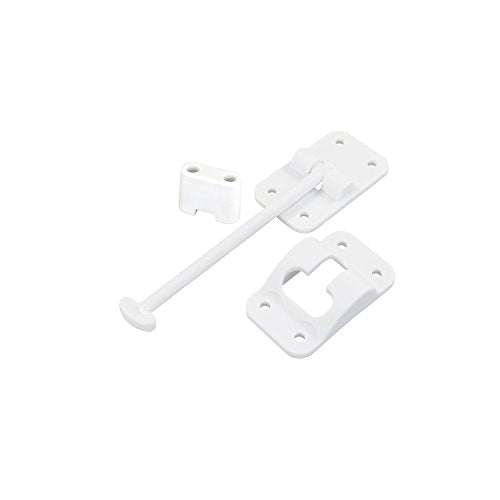 JR PRODUCTS 10444B Polar White 6 T-Style Door Holder with Bumper product image