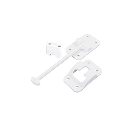JR PRODUCTS 10444B Polar White 6 T-Style Door Holder with Bumper product image