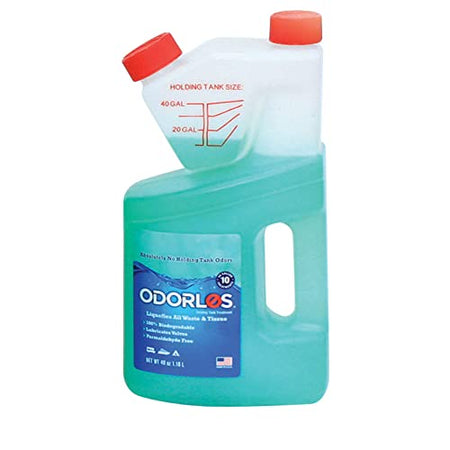Valterra Valterra Odorlos V77002 Holding Tank Treatment (40oz Self Measuring Bottle),1 Pack - Outdoor Depot