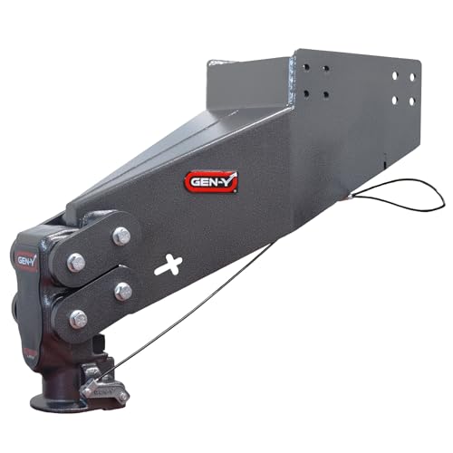 GEN-Y HITCH GH-8047AL Rhino Fifth Wheel Pin Box with Gooseneck SnapLatch Coupler | 1,500K... product image