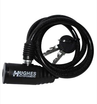 HUGHES AUTO LOCK Power Watchdog Security Cable , 40in Braided Steel, Theft Deterrent product image