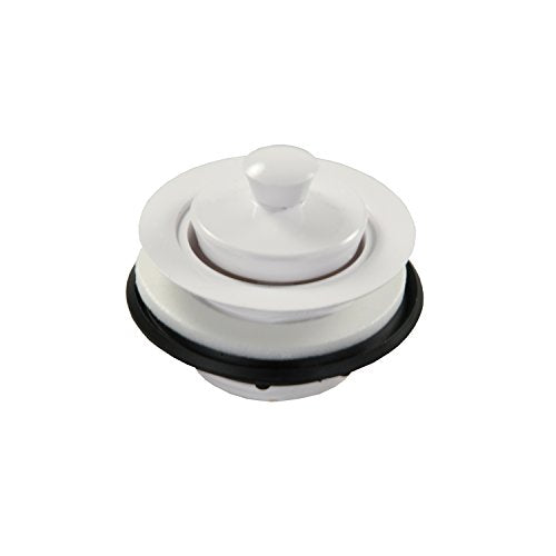 JR PRODUCTS 95095 Strainer with Pop-Up Stopper - White product image
