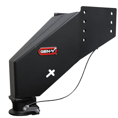 GEN-Y HITCH GH-8102 Fifth Wheel to Gooseneck Static Pin Box with SnapLatch Coupler, 30,... product image
