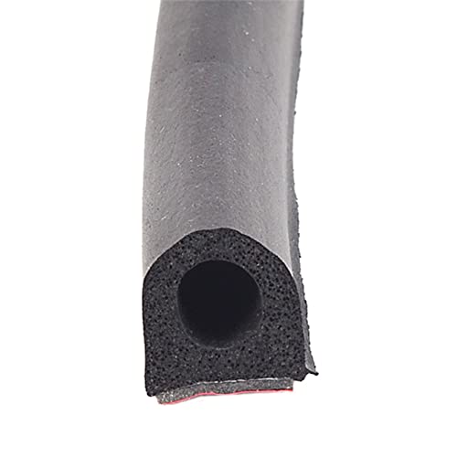AP PRODUCTS 018-663 Non-Ribbed D-Seal with Hats (Red Tape) - Black, 3/4 x 3/4 x 50' product image