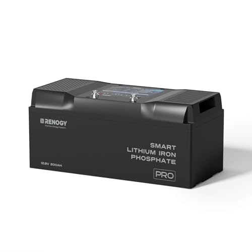 RENOGY RBT12200LFP-BT-US 12V 200Ah Bluetooth Self-Heating Lithium LiFePO4 Deep Cycle Battery... product image