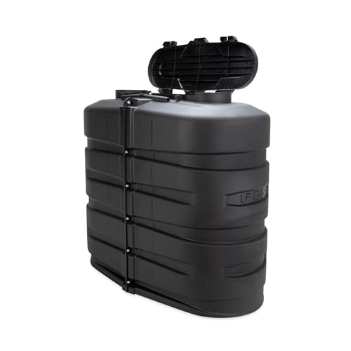 Camco Camco 50512 Double RV Propane Tank Cover - 30 lb., Black - Outdoor Depot