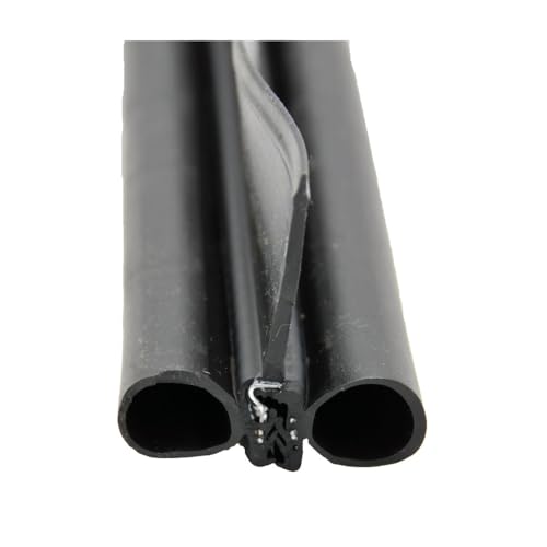AP PRODUCTS 018-479 Black Double Bulb Seal with Slide-On Clip and 2-1/4 Wiper - 2 x 3 x... product image