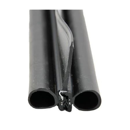 AP PRODUCTS 018-479 Black Double Bulb Seal with Slide-On Clip and 2-1/4 Wiper - 2 x 3 x... product image