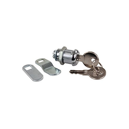 JR PRODUCTS 00315 () 7/8 Standard Compartment Door Key Lock,Silver product image