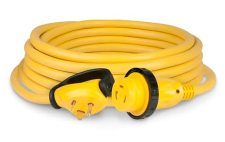 MARINCO 30SPP.RV ParkPower by   30 Amp 125V Swivel Handle RV Power Cord, Yellow, 30' product image