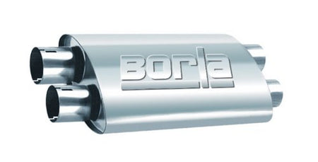 BORLA 400286 ProXS Universal Perf. Muffler 2.5 Dual Inlet / 2.5 Dual Outlet x 9.... product image