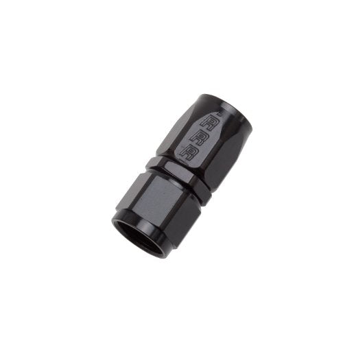 RUSSELL/EDEL 610035 Full Flow Hose End Straight -8An All Blk Finish product image