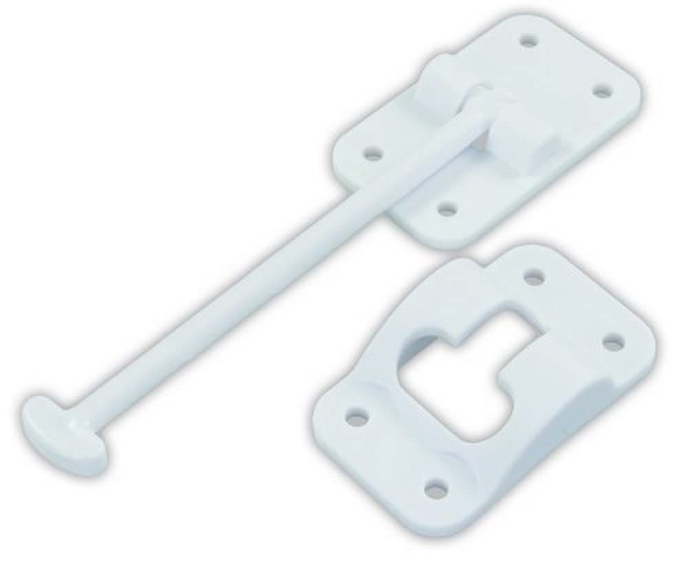 JR PRODUCTS 10444 Plastic T-Style Door Holder - Polar White, 6 product image