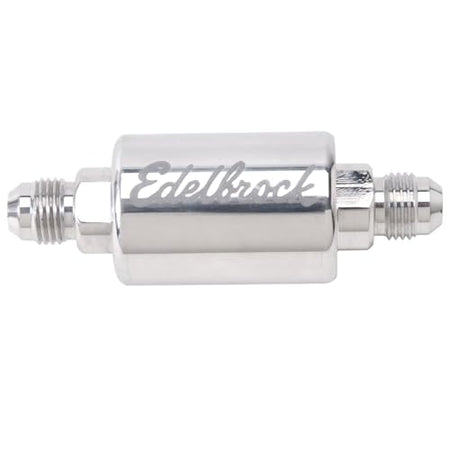 EDELBROCK 8129 Polished Aluminum Fuel Filter product image