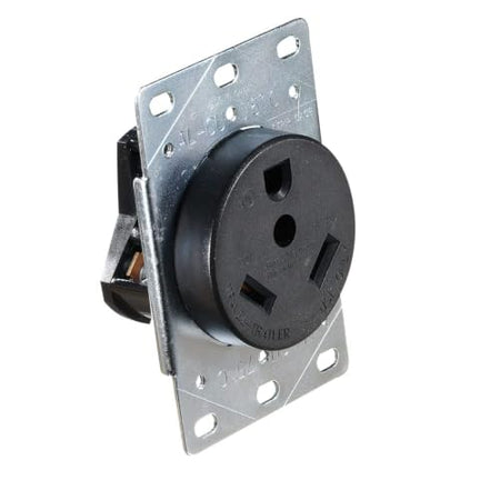 RV DESIGNER S971 AC Receptacle in Plate, 30 Amp, AC Electrical product image
