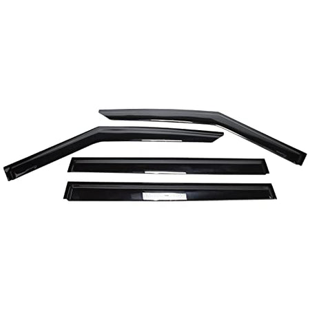 TRAILFX 4818H Rain Guard Tape On Window Vent Visors Acrylic with A Smoke Tint 4 P... product image