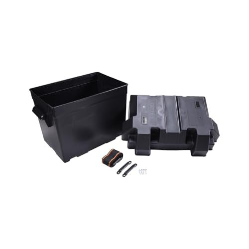 ARCON 13034 Battery Container , Fits Group 24 Batteries, Strap Style Box, Black... product image