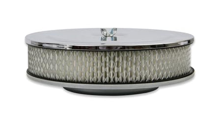 MR GASKET 1487 Mr. Gasket  Air Cleaner - 9 Inch Diameter x 2-3/4 Inch Tall - Chrome product image