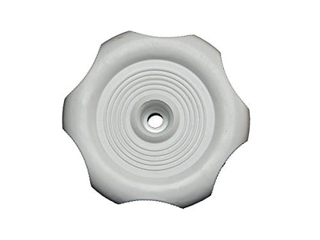 RV DESIGNER H717 Plastic Window Knob, 2-1/4 inch Diameter, 1 inch Shaft, White, Inte... product image